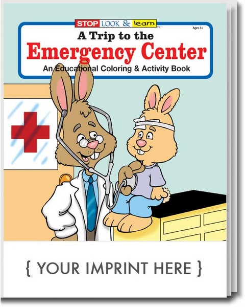 CS0360 A Trip To The Emergency Center Coloring and Activity BOOK with 